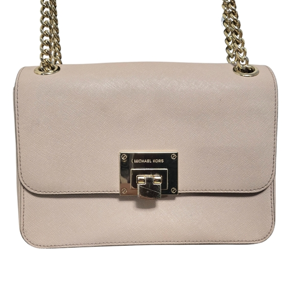 Michael Kors Tina Ballet Pink Convertible Style Purse - Picture 4 of 10